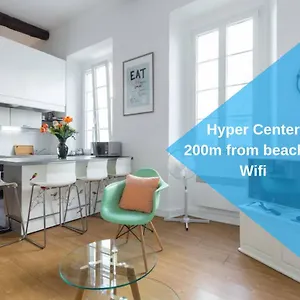 Nicelidays - Le Suede - Carré D'or - 2min From Beaches , Nice France